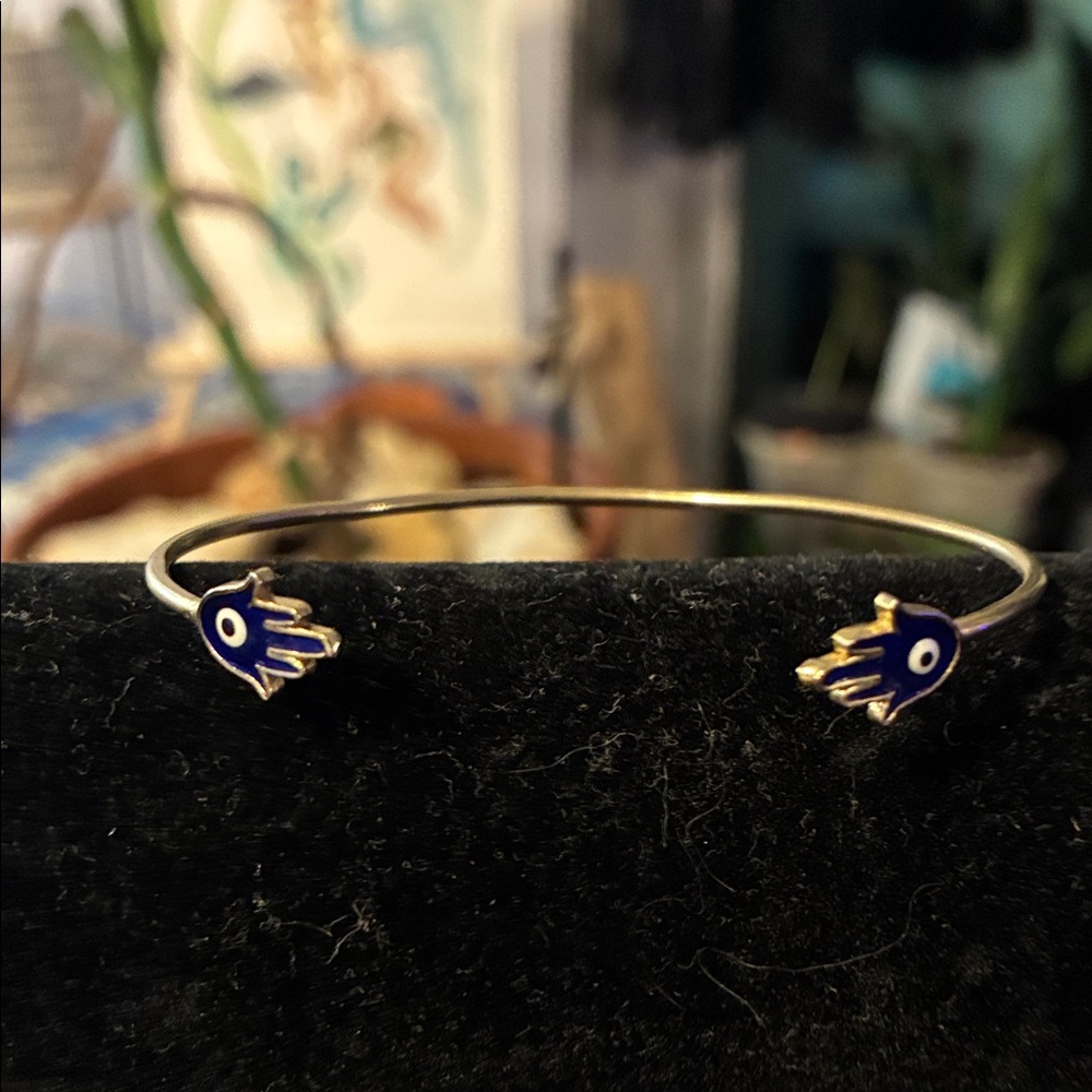Evil eye bracelet. Adjustable